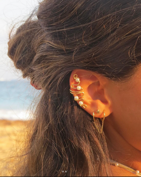 Pearly Ear Cuff